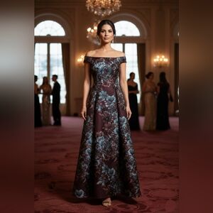 Aidan Mattox Off Shoulder Gown Size 2